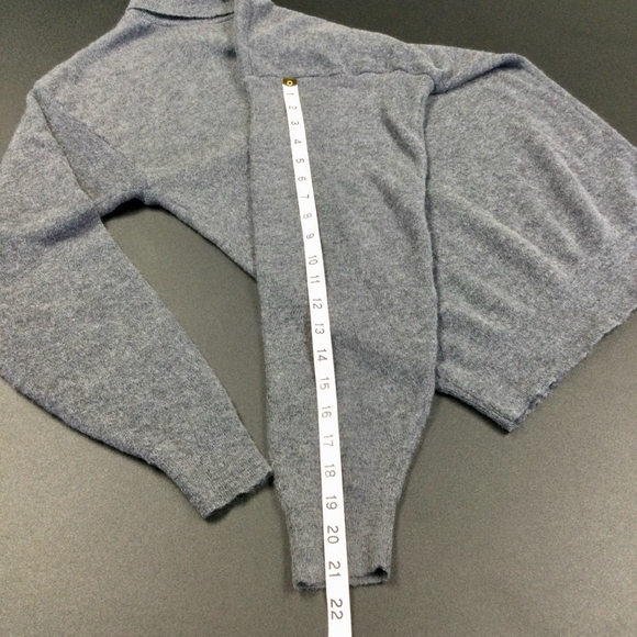 Men's Manhattan Sport Sweater turtleneck , L, Grey - Picture 6 of 10